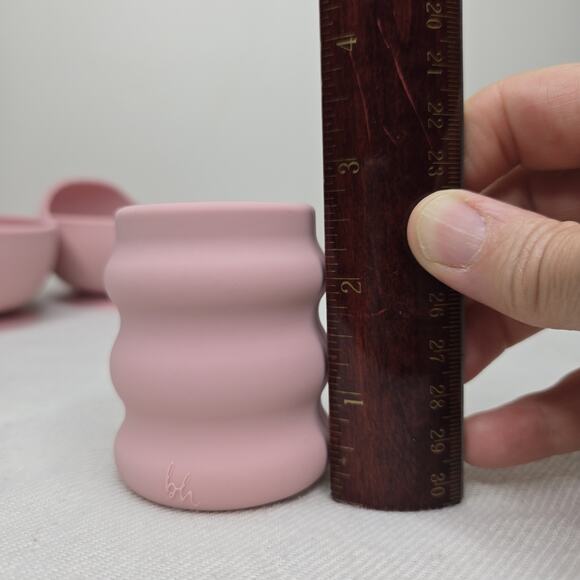 BooginHead 5 Piece Baby Led Weaning Silicone Tableware Feeding Set, Pink - Picture 8 of 10